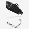 Lextek Carbon Fibre XP8C 210mm Exhaust System for Lexmoto Enigma 125