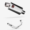 Lextek Stainless Steel OP4 Polished Exhaust System 200mm for Lexmoto Enigma 125