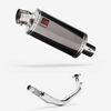 Lextek Smoked Stainless Steel OP16 250mm Exhaust System for Lexmoto Enigma 125