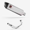 Lextek Matt Stainless Steel VP1 300mm Exhaust System for Lexmoto Enigma 125