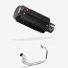 Lextek Carbon Fibre CP8C Exhaust System 150mm for Lexmoto LXR 125
