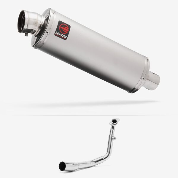 Lextek Stainless Steel OP1 Full Exhaust System for Lexmoto Titan Euro 5 (2021-)