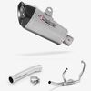 Lextek Stainless Steel XP10 Matt Exhaust System 210mm for Suzuki SV650 (99-02)