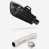 Lextek Carbon Fibre XP8C 210mm Exhaust with Link Pipe for Suzuki SV650 (99-02)