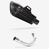 Lextek Carbon Fibre XP8C Exhaust System 210mm for Lexmoto Chieftain / Apollo