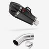 Lextek Carbon Fibre XP13C 210mm Exhaust with Link Pipe for Yamaha MT-03 (16-22)