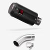 Lextek Carbon Fibre CP8C 150mm Exhaust with Link Pipe for Yamaha MT-03 (16-22)