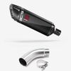 Lextek Carbon Fibre SP9C 300mm Exhaust with Link Pipe for Yamaha MT-03 (16-22)