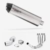 Lextek Stainless Steel RP1 Exhaust System 400mm for Kawasaki Ninja H2 SX (18-20)