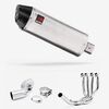 Lextek Stainless Steel RP2 Exhaust System 300mm for Kawasaki Ninja H2 SX (18-20)
