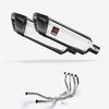 Lextek Polished Stainless Steel SP4 300mm Exhaust System for Suzuki GSX 1300 R Hayabusa (21-24)