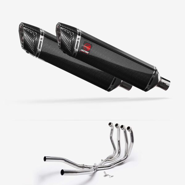 Lextek Carbon Fibre SP7C 400mm Exhaust System for Suzuki GSX 1300 R Hayabusa (21-24)