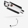 Lextek Stainless Steel YP4 Stubby Exhaust System 200mm for Lexmoto Tempest GT 125