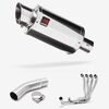 Lextek Stainless Steel YP4 Stubby Exhaust System 200mm for Suzuki GSX-S750 (17-23)