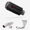 Lextek Carbon Fibre CP8C 150mm Exhaust System for Suzuki GSX-S750 (17-23)