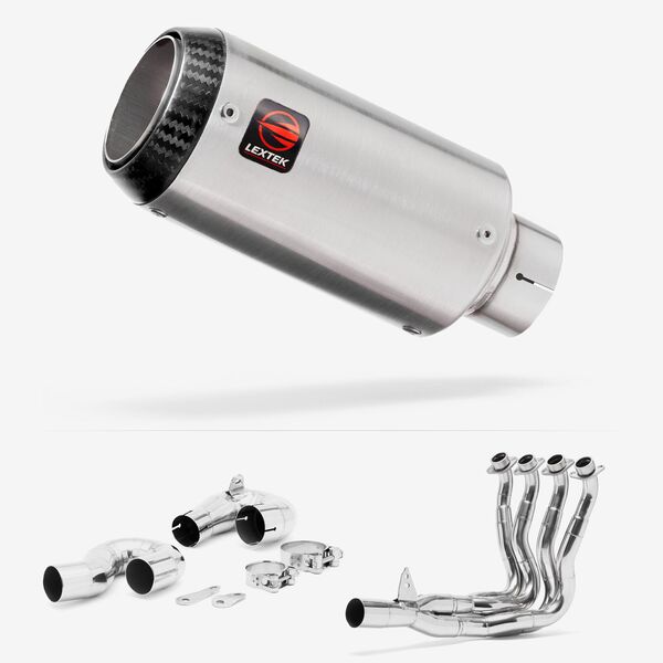 Lextek Matt Stainless Steel CP1 150mm Exhaust System for Honda CBR1000RR Fireblade (14-16)