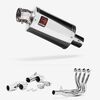 Lextek Polished Stainless Steel OP4 200mm Exhaust System for Honda CBR1000RR Fireblade (14-16)