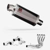 Lextek Smoked Stainless Steel OP16 250mm Exhaust System for Honda CBR1000RR Fireblade (14-16)