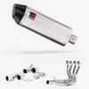 Lextek Brushed Stainless Steel RP2 300mm Exhaust System for Honda CBR1000RR Fireblade (14-16)