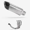 Lextek Titanium ST5 Exhaust System 250mm for Kawasaki ZX-10R Ninja (10-19)