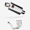 Lextek Polished Stainless Steel OP4 200mm Exhaust System for Yamaha YZF R6 (99-02)