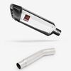 Lextek Polished Stainless Steel SP4 300mm Exhaust with Link Pipe for Kawasaki Versys 1000 (12-14)