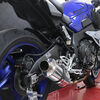 Lextek Polished Stainless Steel OP4 200mm Exhaust with Link Pipe for Yamaha MT-10 (16-24)