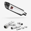 Lextek Polished Stainless Steel SP4 300mm Exhaust with Link Pipe for Yamaha MT-10 (16-24)