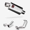 Lextek Polished Stainless Steel OP4 200mm Exhaust System for Honda CB1000R (18-24)