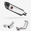 Lextek Polished Stainless Steel SP4 300mm Exhaust System for Honda CB1000R (18-24)
