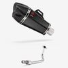 Lextek Carbon Fibre XP13C 210mm Exhaust System for Lexmoto Echo 50 (17-24)