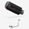 Lextek Carbon Fibre CP8C 150mm Exhaust System for Lexmoto Echo 50 (17-24)