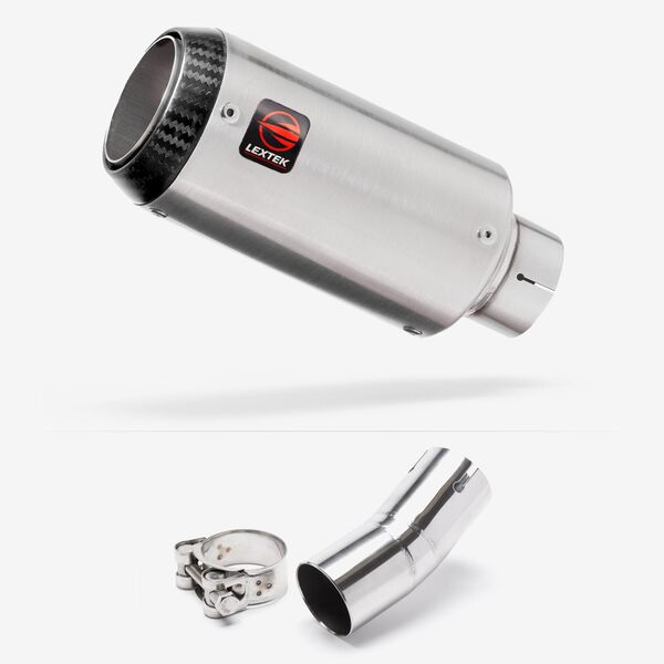 Lextek Matt Stainless Steel CP1 150mm Exhaust with Link Pipe for Honda CB1000R (18-24)