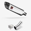 Lextek Polished Stainless Steel SP4 300mm Exhaust with Link Pipe for Honda CB1000R (18-24)