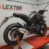 Lextek Polished Stainless Steel OP4 200mm Exhaust System for Lexmoto RSS 125 (22-24)