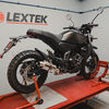 Lextek Smoked Stainless Steel OP15 200mm Exhaust System for Lexmoto RSS 125 (22-24)