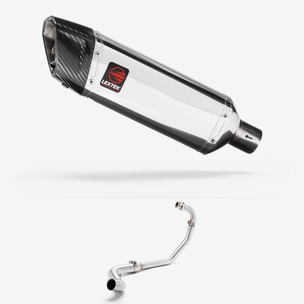 Lextek Stainless Steel SP4 Full Exhaust System for Lexmoto RSS 125 (22-24)