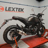 Lextek Matt Stainless Steel SP5 200mm Exhaust System for Lexmoto RSS 125 (22-24)