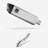 Lextek Stainless Steel VP1 Exhaust 300mm for Honda CBR500R (22-24) with Link Pipe