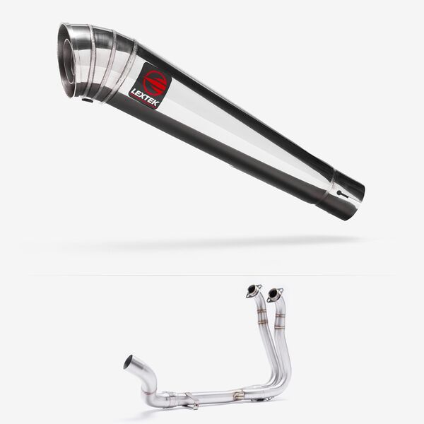 Lextek Stainless Steel MP4 Full Exhaust System for Suzuki GSX-8S (23-24)