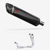Lextek Carbon Fibre SP7C 400mm Exhaust System for Suzuki GSX-8S/R (23-24)