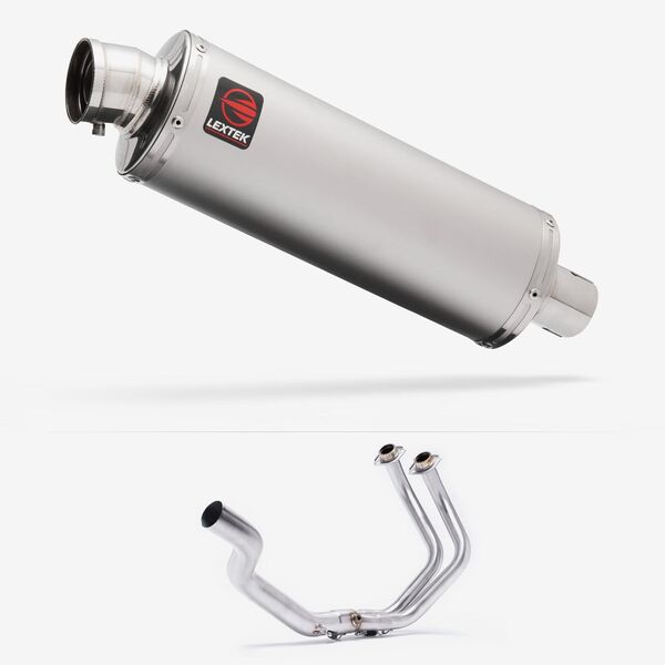 Lextek Stainless Steel OP1 Full Exhaust System for Yamaha  YZF-R7 (21-24) Pillion Mount