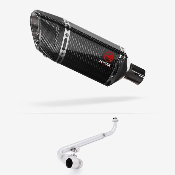 Lextek Carbon Fibre SP11C Full Exhaust System for Honda  MSX 125  2021-2024