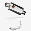 Lextek Polished Stainless Steel OP4 200mm Exhaust System for Yamaha YZF R125