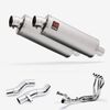 Lextek Stainless Steel OP1 Full Exhaust System for Kawasaki Z1000 SX WITH LUGGAGE 2010-2019