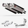 Lextek Smoked Stainless Steel OP16 250mm Exhaust System