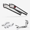Lextek Polished Stainless Steel MP4 300mm Exhaust System