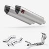 Lextek Brushed Stainless Steel RP1 400mm Exhaust System