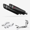 Lextek Carbon Fibre SP7C 400mm Exhaust System for Kawasaki Z1000 SX WITH LUGGAGE 2010-2019