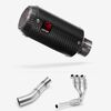 Lextek Carbon Fibre CP8C 150mm Exhaust System with Single Lambda